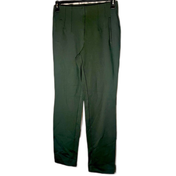 Rafaella knit pants olive size S elastic waist faux pockets NWOT - Picture 1 of 6